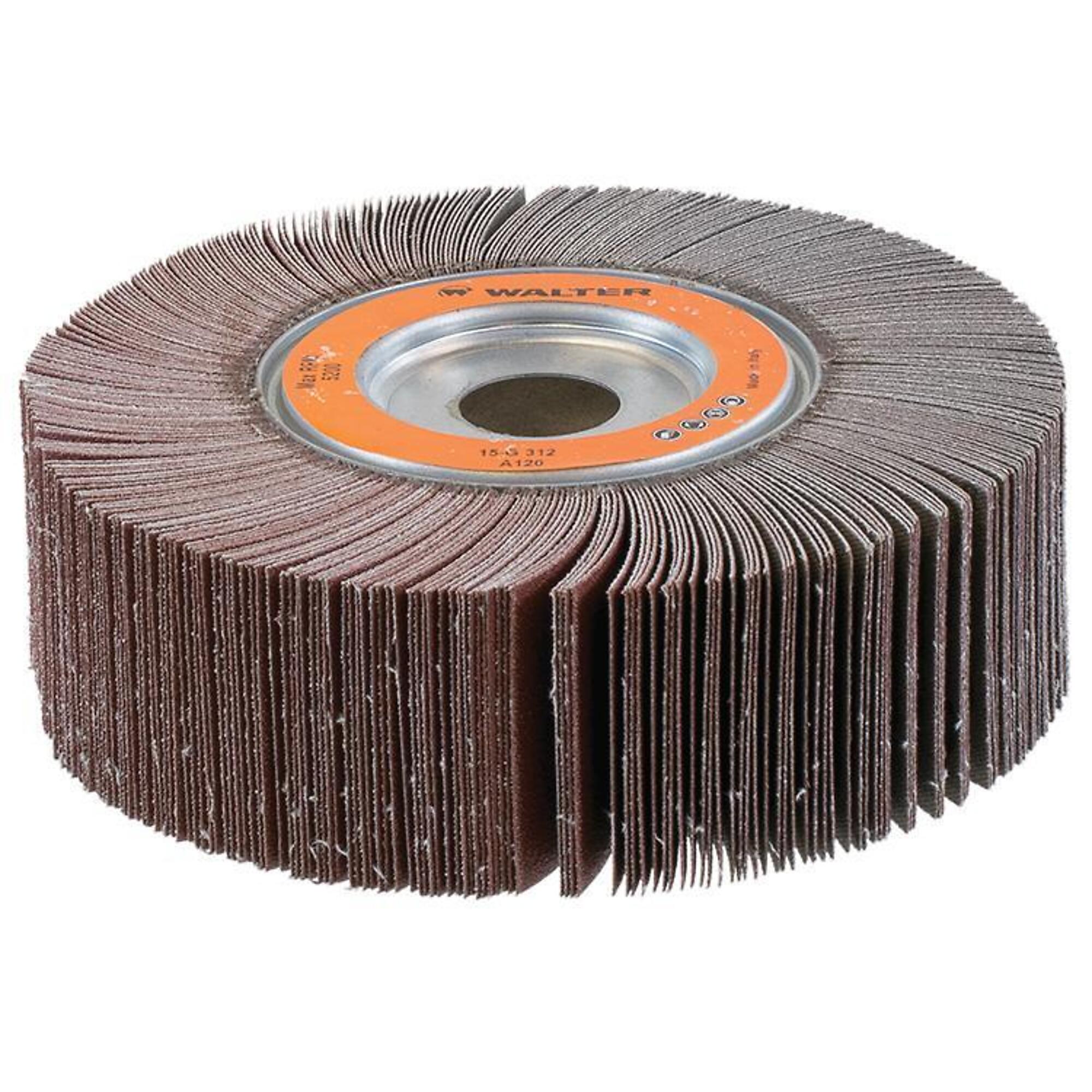 Walter COOLCUT Flap Wheel — 6 1/2in. x 2in. x 120 Grit, Model# 15G312